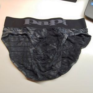 Preloved Mens Sheer Tie Dye Papi Medium Briefs